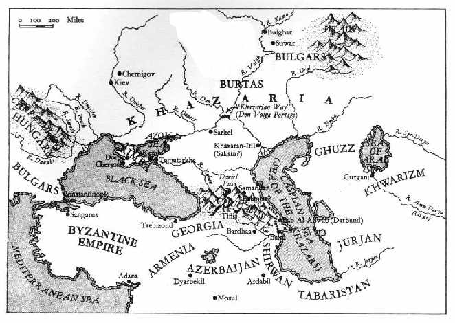 Khazaria kingdom map